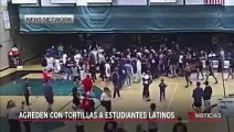 Indignación por ataque a estudiantes latinos con tortillas