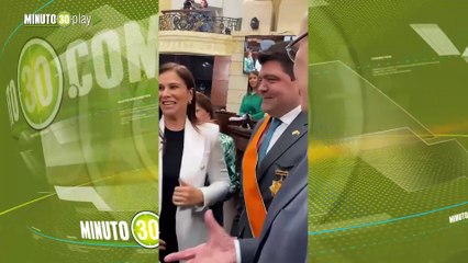 Juan Diego Gómez se despide del Congreso