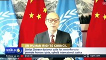 Un alto diplomático chino pide esfuerzos conjuntos para promover los derechos humanos