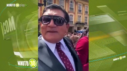 Se volteó la arepa Poncho Zuleta estuvo en la posesión de Petro