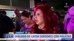 Layda Sansores dialoga con policías de Campeche tras siete días de protestas