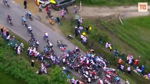 #VIDEO: Fan provoca caída múltiple de ciclistas en el Tour de Francia