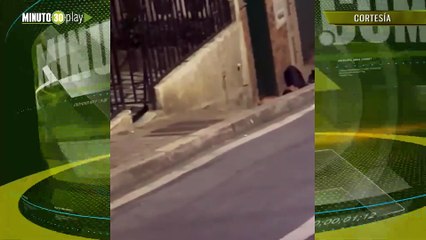 En video quedó registrado la agresión de una mujer contra un hombre