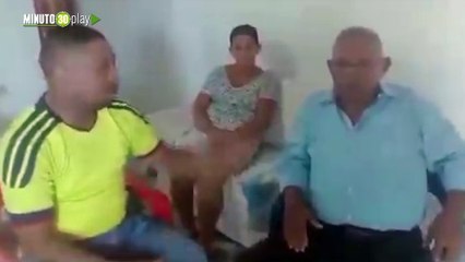 Hombre que golpeo a su papá se disculpa las cosas no son como se ven  sin autoplay