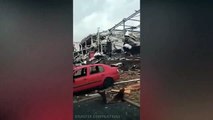 Un importante tornado golpea Hodonín, en la República Checa