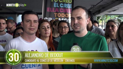 Alejandro de Bedout y Juan Felipe Vélez, hace formula para trabajar por Medellín y Antioquia