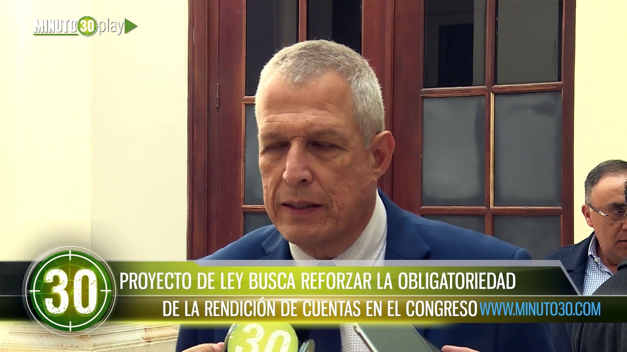Proyecto de ley busca reforzar la obligatoriedad de la rendición de cuentas en el Congreso