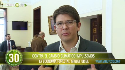 Contra el cambio climático impulsemos la economía forestal Miguel Uribe