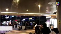 #OMG: Los compradores del centro comercial huyen al derrumbarse el techo en China