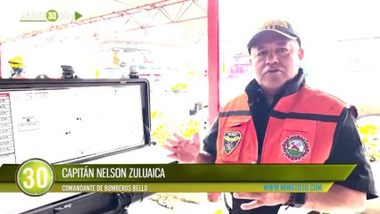Buscan a joven que fue arrastrado por el cauce de la quebrada La Loca en Bello