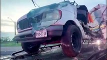 Diez muertos en el accidente de una furgoneta de migrantes en Texas
