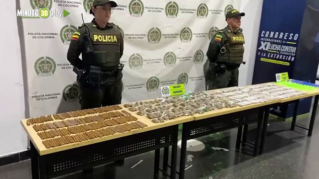 Incautados más de 5.000 dosis de estupefacientes en el barrio Trinidad de Medellín