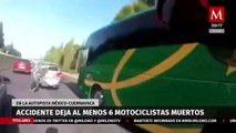 Accidente deja al menos 6 motociclistas muertos en autopista México-Cuernavaca