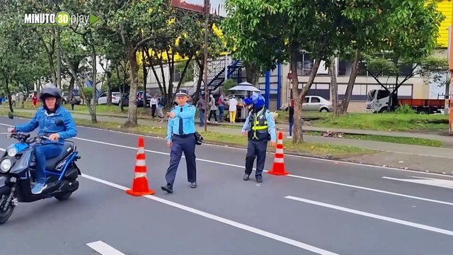 54 comparendos por pico y placa Medellín