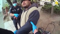 “No he hecho nada, ¿de acuerdo?”, captan agresión de policías a latino en California