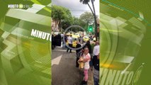 Taxistas de Medellín le dan el último adiós a su compañera