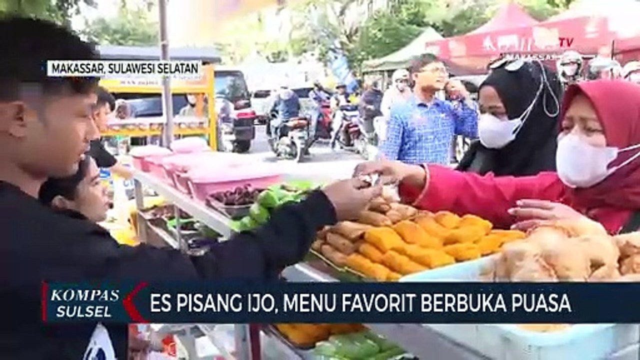 Es Pisang Ijo, Menu Favorit Berbuka Puasa