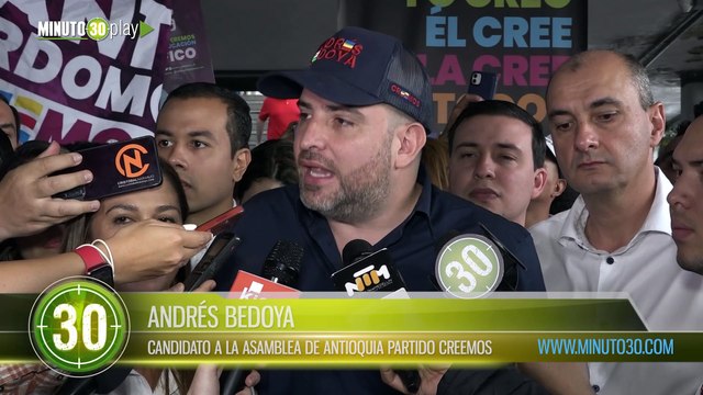 Andrés Bedoya, candidato a la Asamblea de Antioquia