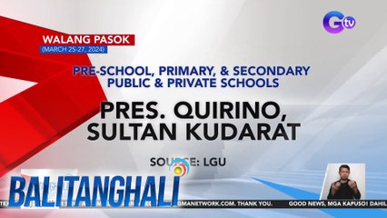 Ilang lugar sa bansa, kanselado ang klase dahil sa matinding init | BT