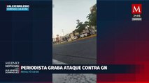 Periodista graba ataque contra la Guardia Nacional en Culiacán, Sinaloa