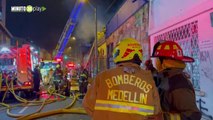 Por fortuna no hubo lesionados en el voraz incendio registrado en el centro de Medellín