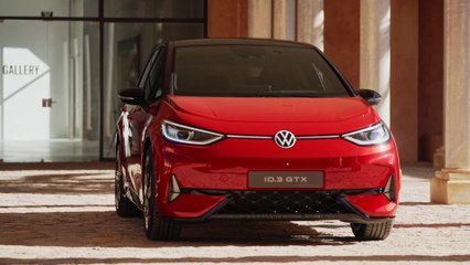 The all-new Volkswagen ID.3 GTX Exterior Design in Kings Red Metallic