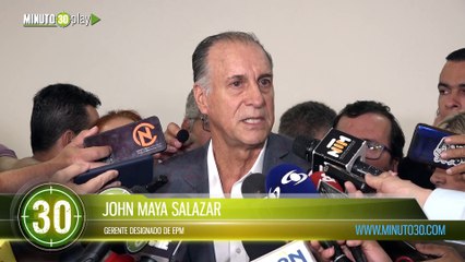 John Maya habla de las finanzas de EPM