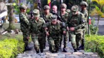 Soldados de Medellín le cumplieron el sueño a la hermosa María Paulina de pertenecer al Ejército por un día