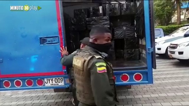 En Medellín encontraron un cargamento de cigarrillos de contrabando