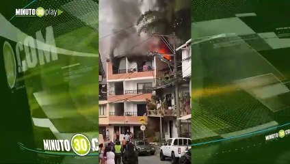 Qué candelazo Se estaba prendiendo una casa en San Javier