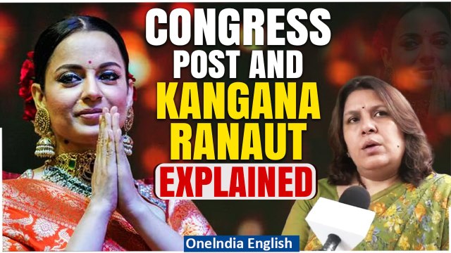 Kangana Ranaut Slams Offensive Post; Congress Shifts Blame to Alleged Parody Account| Oneindia News