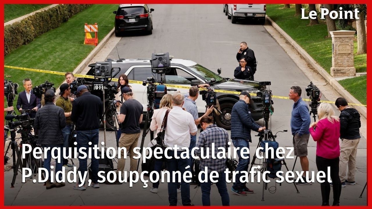 Perquisition spectaculaire chez P.Diddy, soupçonné de trafic sexuel