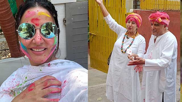 Holi 2024: Hina Khan Shabana Azmi Javed Akhtar Bollyood Musliim Celebs Holi Celebration Troll