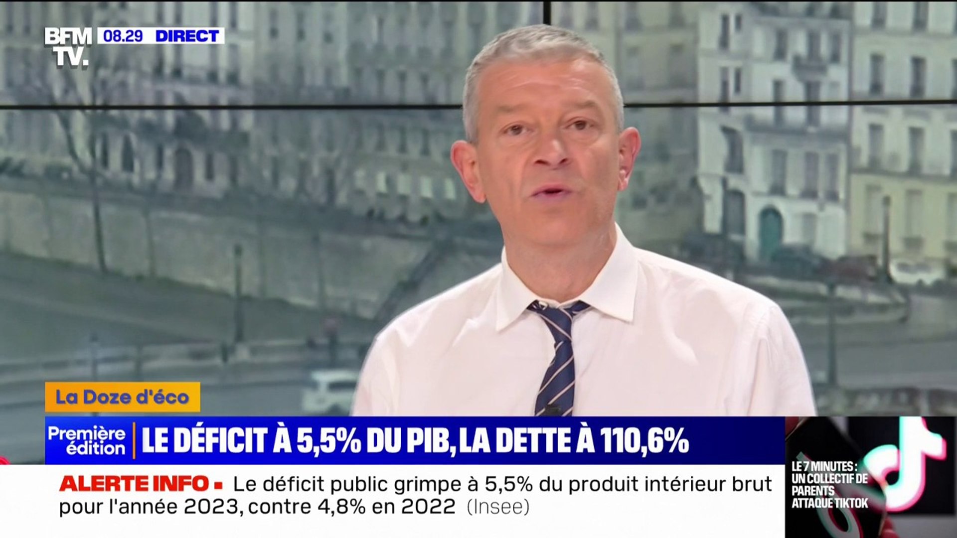Le déficit public de la France en 2023 s'établit à 5,5% du PIB - Vidéo  Dailymotion
