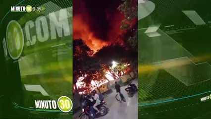 Así se vio el incendio en Envigado desde varios puntos del Valle de Aburrá