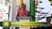En Medellín fue el último acto público de Guillermo Reyes como Ministro de Transporte