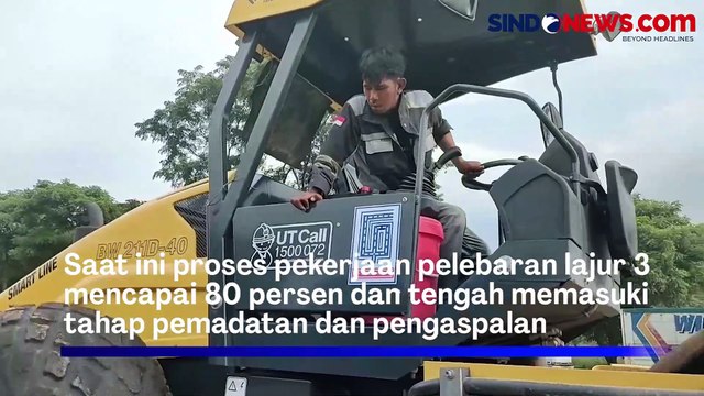 Jelang Arus Mudik, Perbaikan Jalan di Tol Palikanci Terus Dikebut