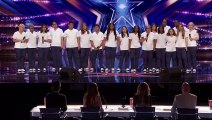 America's Got Talent 2021: Coro de enfermeras de Northwell Health reaccionan al boton dorado