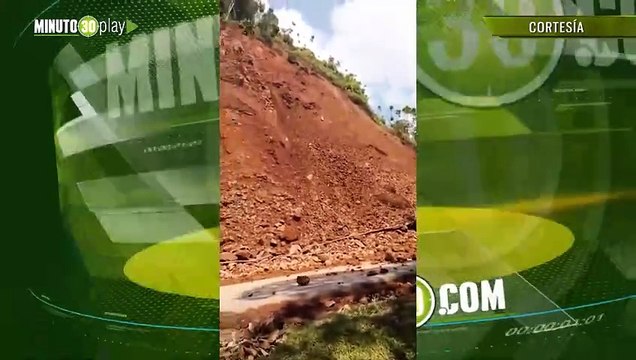 reporta el cierre total de la autopista Medellín Bogotá