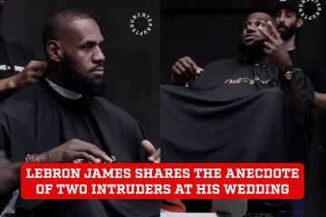 LeBron James reveals intriguing scene of two individuals crashing his wedding