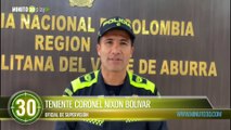 La Policía capturó a tres hombres que habrían intentado matar a un ciudadano en Medellín