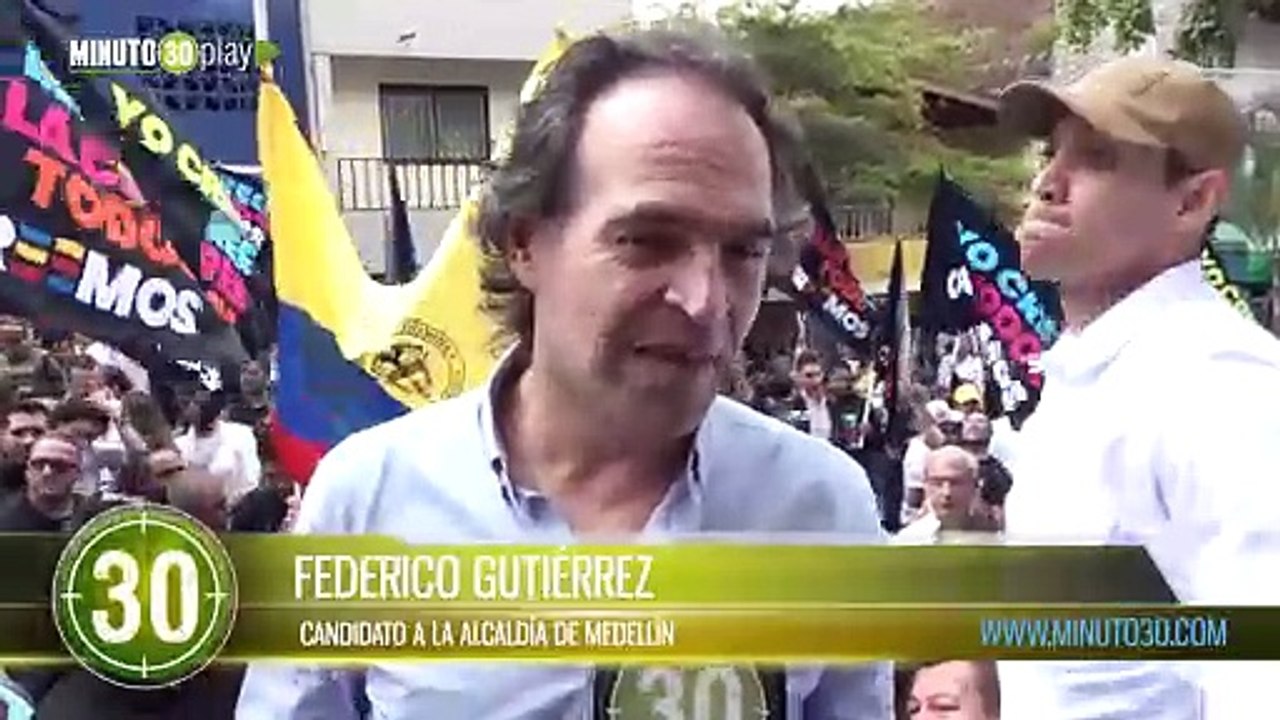 Vamos con toda por la Alcaldía de Medellín  Fico Gutiérrez