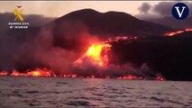 #VIDEO: La lava del volcán de La Palma crea una especie de pirámide de 50 metros