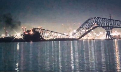Baltimora, nave fa crollare un ponte: si temono vittime