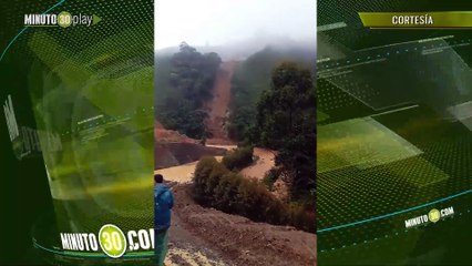 Alerta naranja por riesgo de avalancha en Caldas, Antioquia