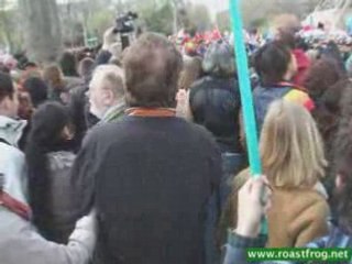 Tibetan Olympic protester arrested by police in Paris