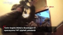 Terör örgütü DEAŞ'a Bozdoğan-17 operasyonu! 147 şüpheli yakalandı