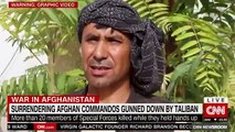 Un vídeo muestra a 22 comandos afganos ejecutados por los talibanes