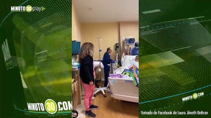 Desgarradora despedida en la clínica a colombiana accidentada en EEUU