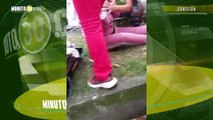 Fuerte accidente en La Iguaná en frente de los colores volqueta se quedó sin frenos